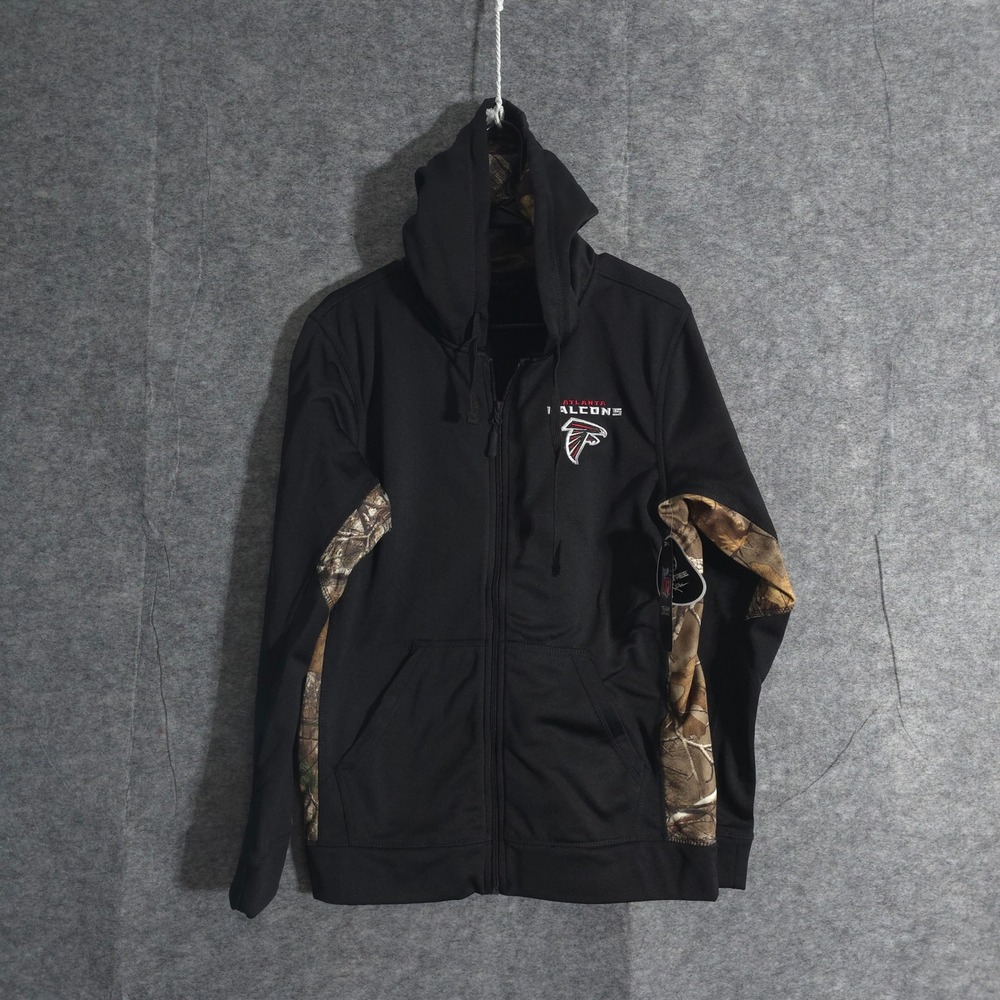 Atlanta Falcons NFL Realtree Camo Full-Zip Hoodie Jacket Women's New Size Small